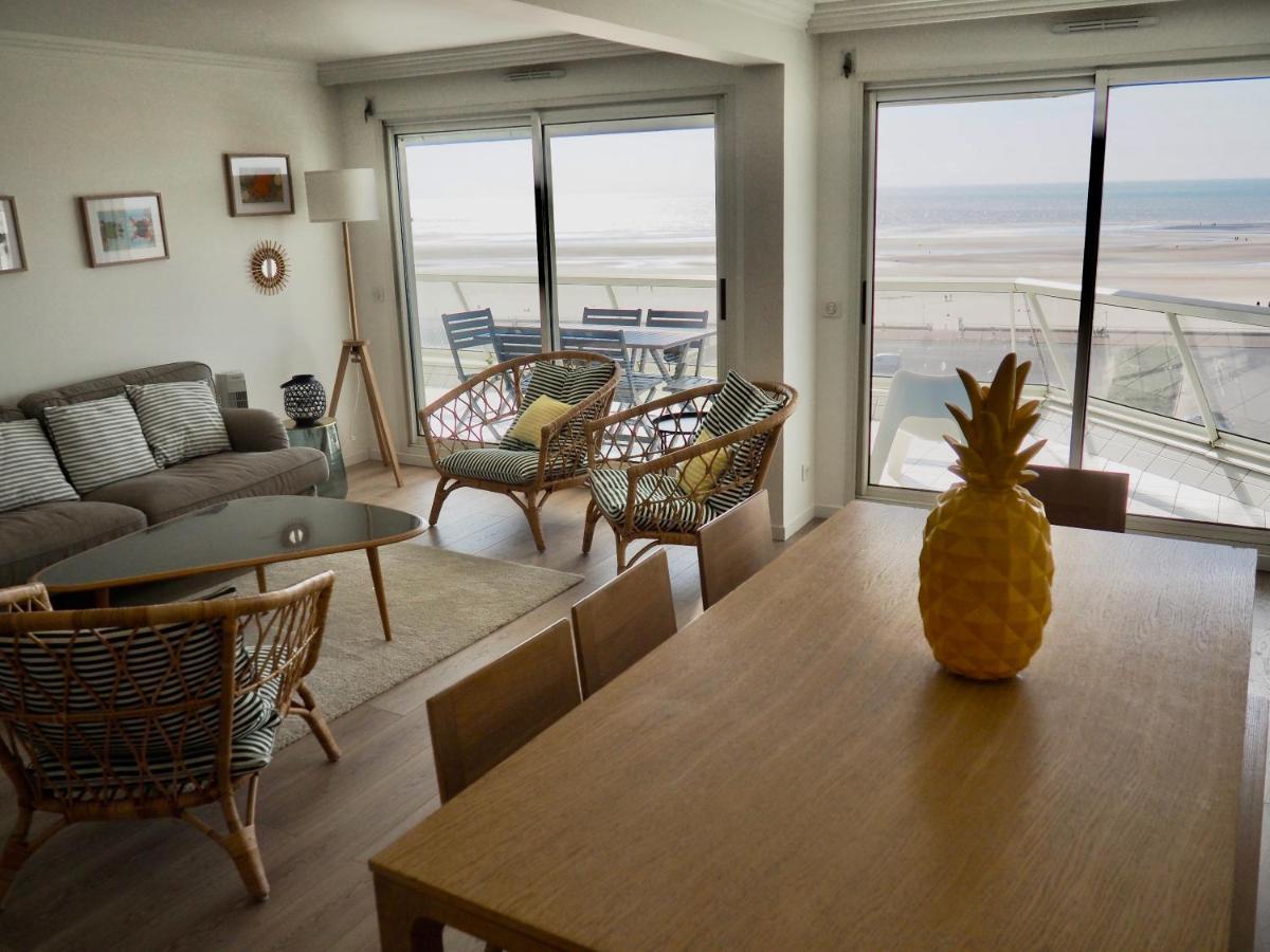 Appart T4 Lumineux Avec Terrasse Vue Mer Le Touquet Buitenkant foto